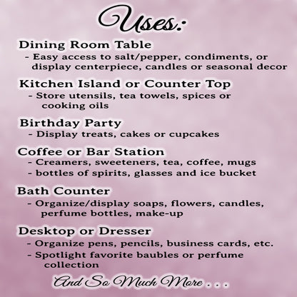 Personalized Sunflowers and Butterflies Wood Lazy Susan, Lazy Susan Turntable, Unique Custom Centerpiece Bath Counter Organizer, Sizes Vary