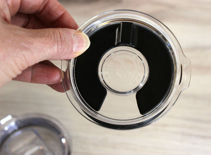 Slider Lids for Polar Camel Insulated Travel Tumblers - Regular Plastic Slider Lid Versus the Magnetic Slider Lid for all Polar Camel Mugs