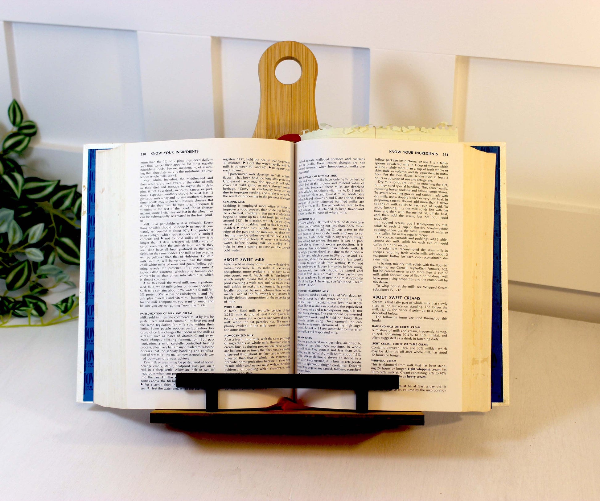 Decorative Cookbook Stand, Personalized Wooden Recipe Book Holder, Kitchen Home Decor, Custom Tablet Ipad Stand, Housewarming Giftl