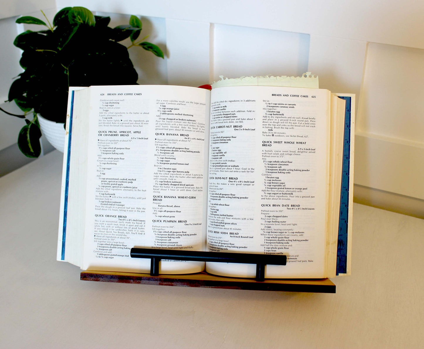 Personalized wooden cookbook stand, tablet & Ipad holder, Multi-Color Factal Design, Family Recipe Holder, UV Printed Bamboo Stand, Easel