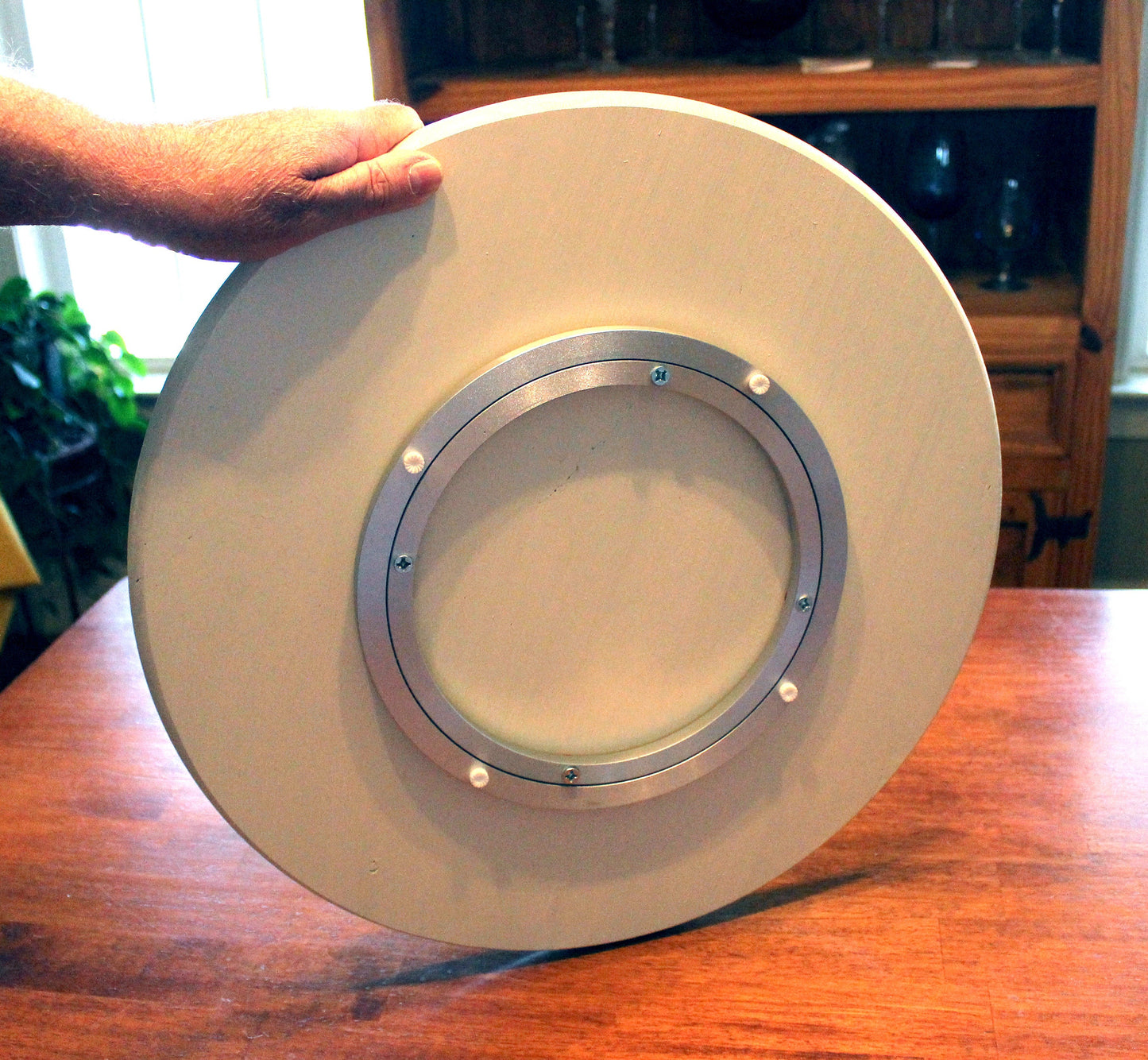 Personalized Sunflowers and Butterflies Wood Lazy Susan, Lazy Susan Turntable, Unique Custom Centerpiece Bath Counter Organizer, Sizes Vary