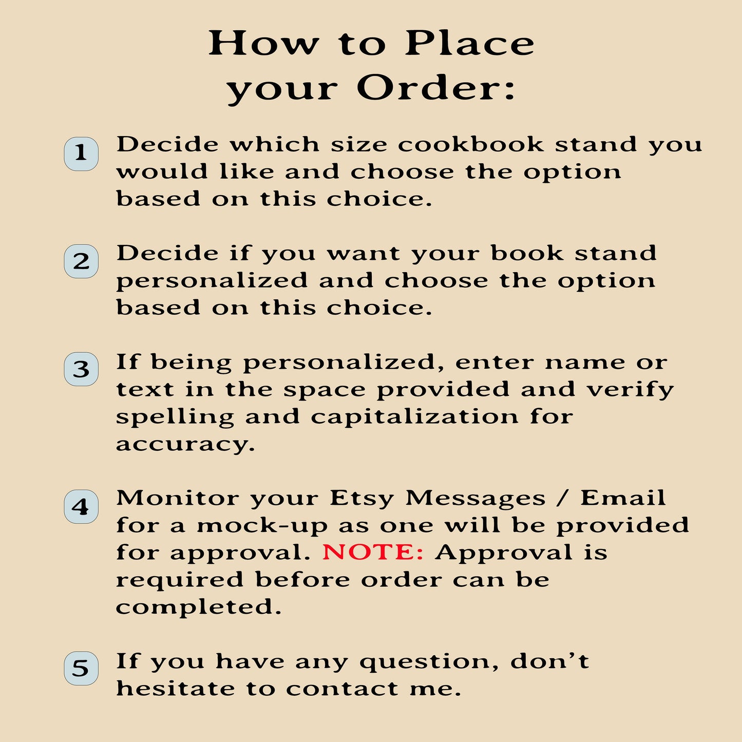 Kitchen Cookbook Stand from Sustainable Bamboo with Pine Wood Accents decorated with Beautiful Sunflowers and Blue Butterflies - Monogram