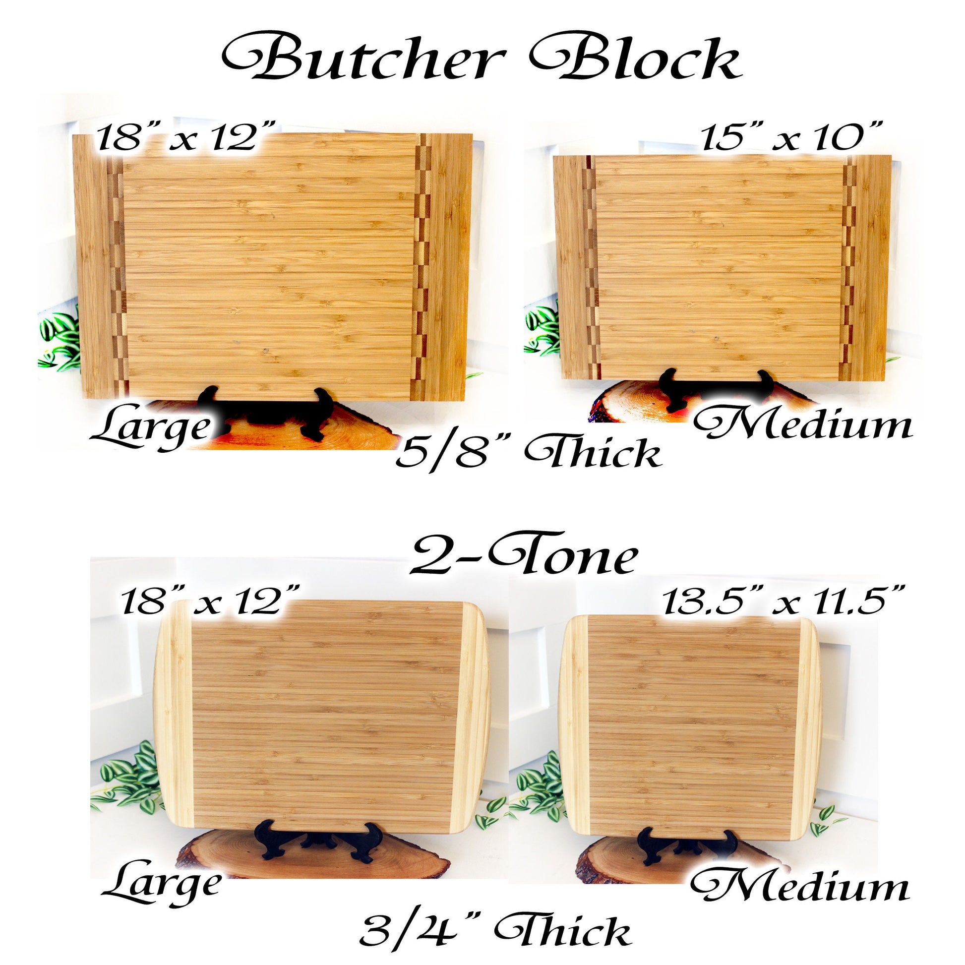 Christian Gifts of a Detailed Cross Engraved on Bamboo Wood Cutting Board, makes great Environmentally Friendly Gift, Wooden Easel Included