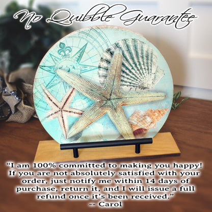 Personalized wooden cookbook stand, tablet & Ipad holder, Beach Lover Gift, Custom Book Valet, Family Recipe Holder, UV Printed Bamboo Stand