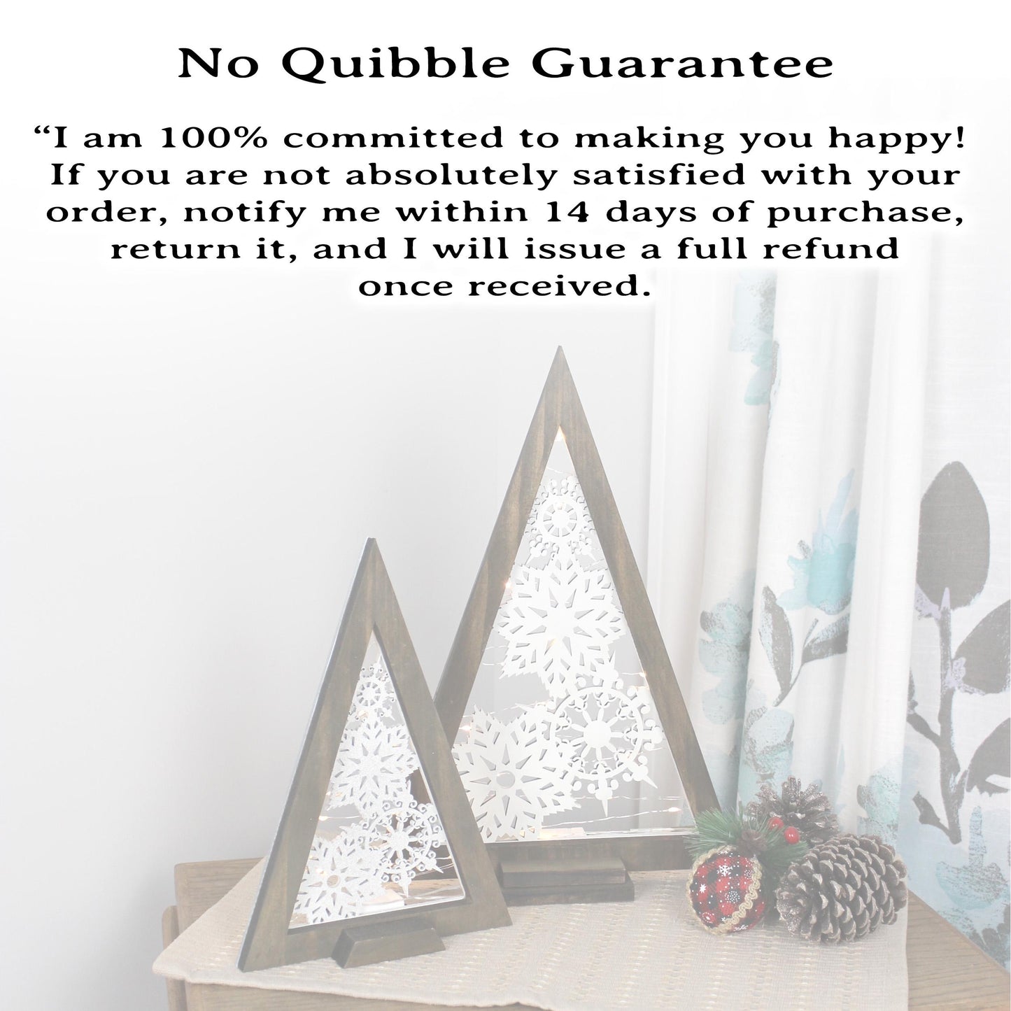 Modern Wooden Farmhouse Lighted Christmas Tree, Rustic Holiday Fireplace Mantel Decoration, Minimal Table top Centerpiece Decor, Shelf Decor