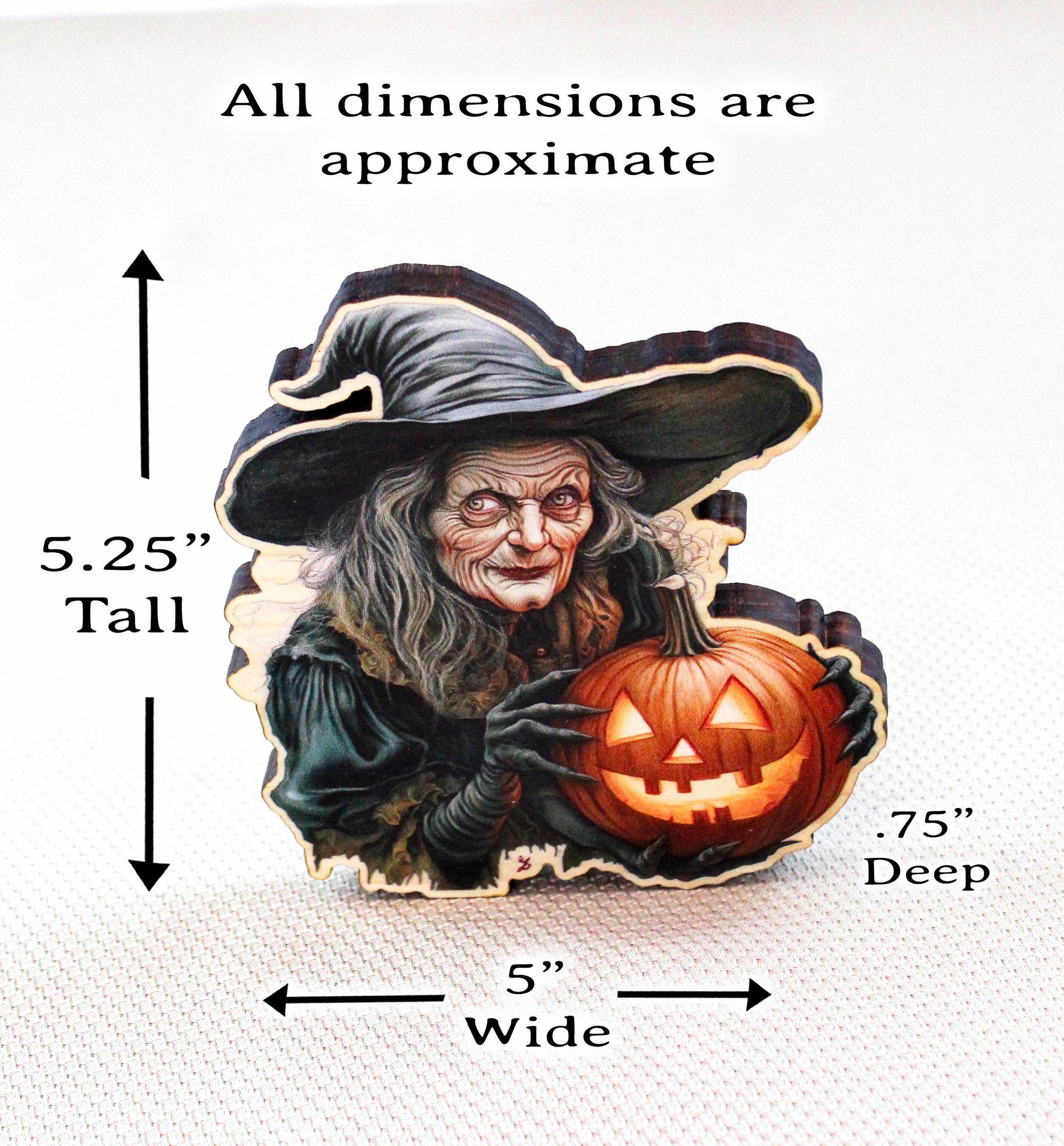 Scary Witch Shelf Sitter, She’s the Halloween You Grew Up With, Personalized Decor, Custom Fall Decoration, Tiered Trays. Mantels & Shelves