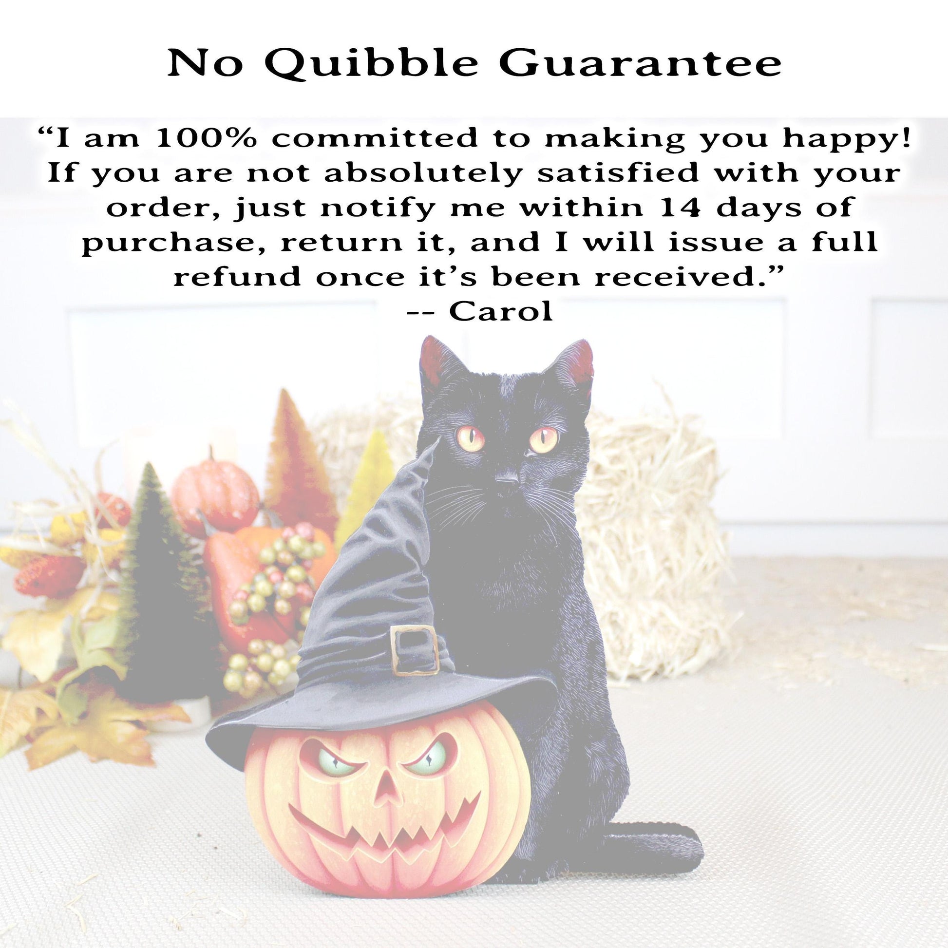 Custom Halloween Pumpkin with Cat, Personalized Shelf Sitter with Name, For Cat Lovers, Add a Soft Glow of Personality To Your Spooky Season