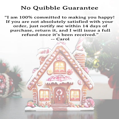 Personalized Gingerbread House Shelf Sitters, Christmas Tiered Tray Decor