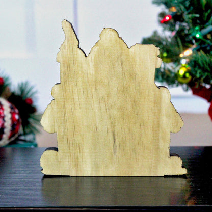 Personalized Gingerbread House Shelf Sitters, Christmas Tiered Tray Decor