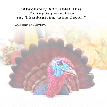 Turkey Shelf Sitter – Rustic Farmhouse Thanksgiving Decor