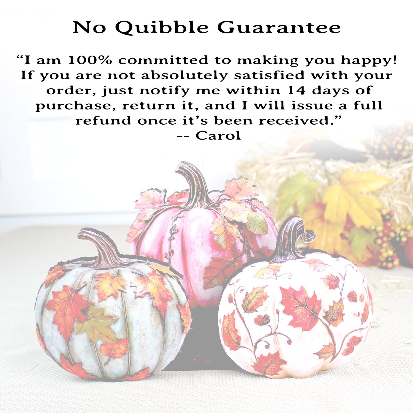 Personalized Fall Pumpkin Shelf Sitters Set of 3 – Custom Unique Pastel Pumpkins with Fall Leaves, A cozy trio that whispers “welcome fall”