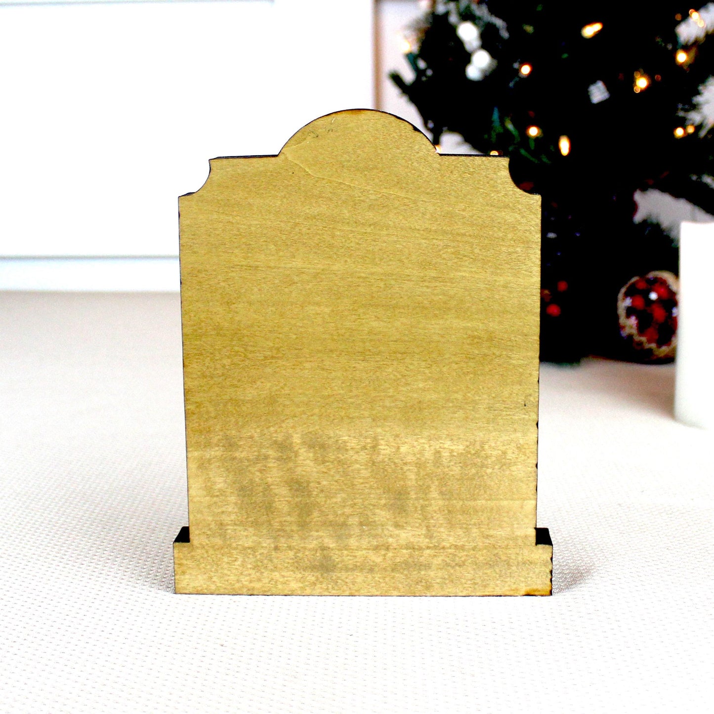 Vintage Santa Shelf Sitter – Personalized Wooden Christmas Mantel Decor, 3 Design Options