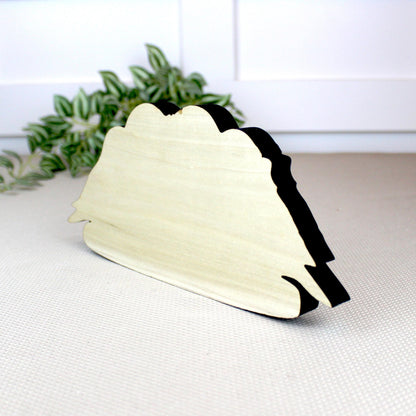 Love Birds Shelf Sitter – Personalized Heart, Wooden Valentine Mantel & Tiered Tray Decor