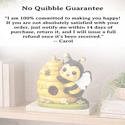 Personalized Multi-Layered Bee and Beehive Shelf Sitter – Custom Name Kids Room Decor – Nursery Shelf Sign, Mantel & Tiered Tray Decor