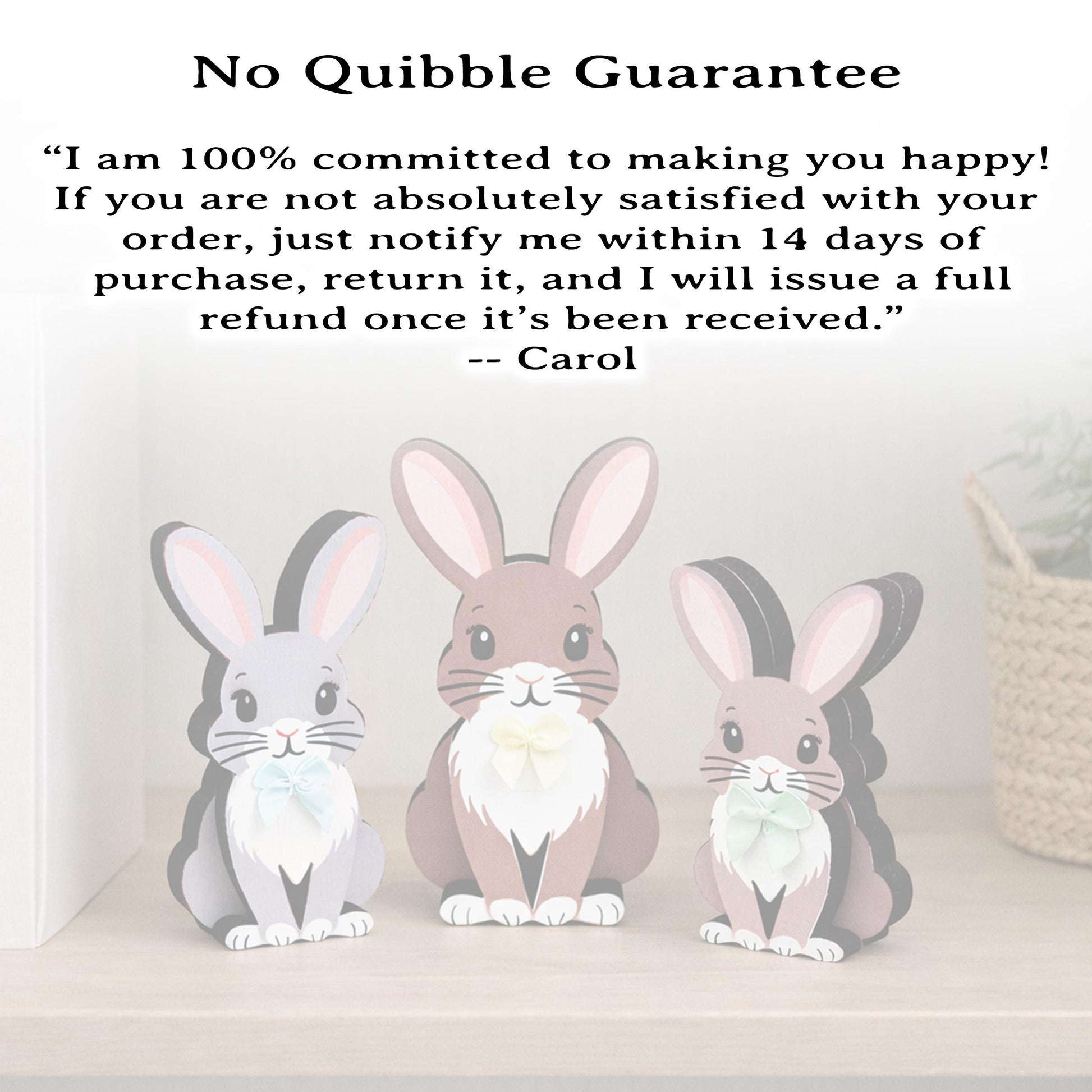 Personalized Woodland Bunny Shelf Sitter Set of 3 – Multi-Layer Wood Decor – Nursery/Kids Room