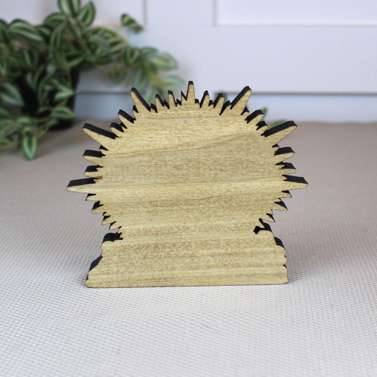 Personalized Fish Shelf Sitter, Fishing Gift Decor, Adding Sunshine to Your Day Sign, Layered Wood Tabletop Decor