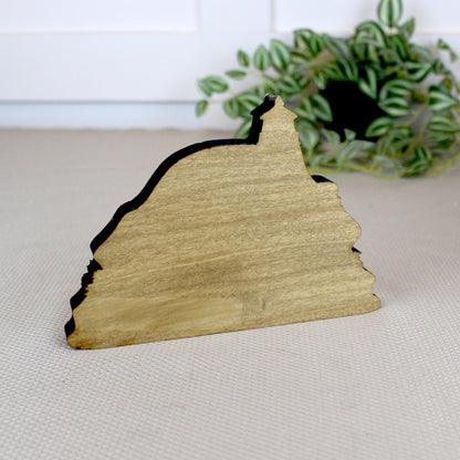 Personalized Lighthouse Shelf Sitter, Nautical Beach Decor, Coastal Tabletop Sign, Beach House Keepsake, Shelf & Mantle Decor