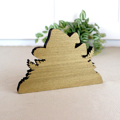 Personalized Colorful Mushroom Shelf Sitter, Nursery Table Decor, Whimsical Floral Woodland Decor, Baby Room Keepsake. Mantel & Tiered Tray