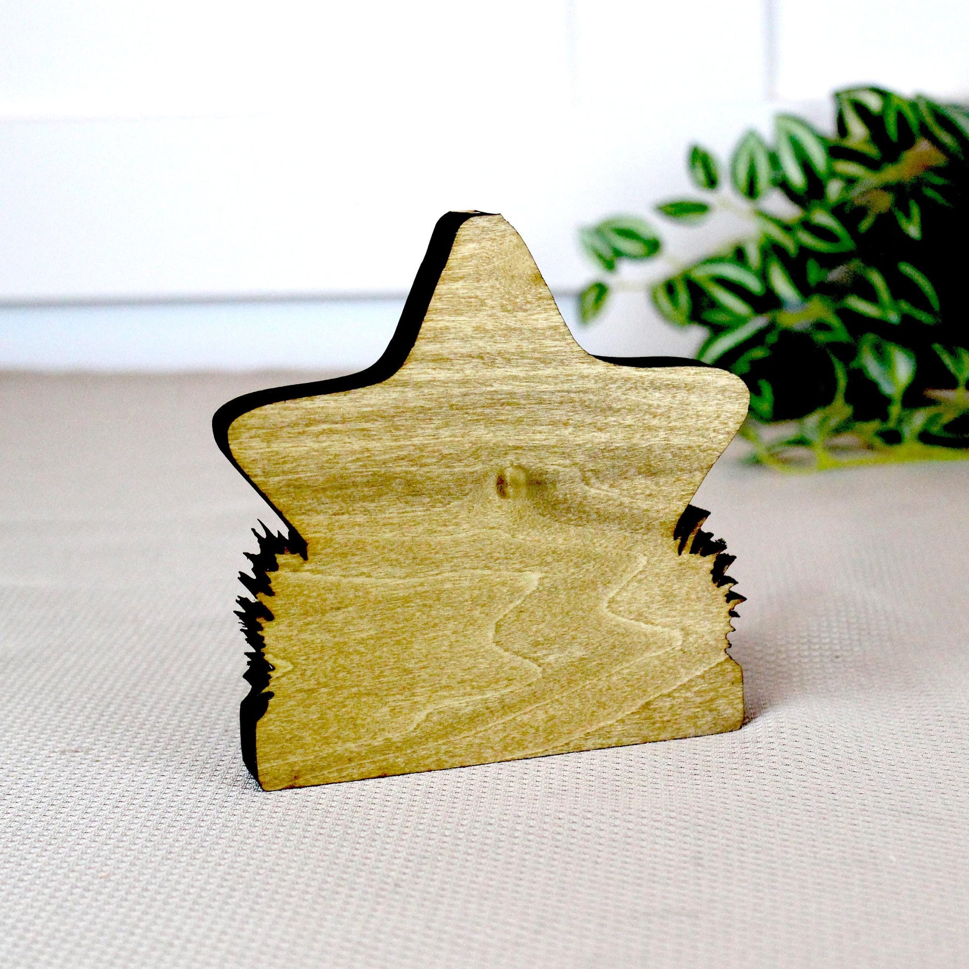 Personalized Coastal Star Shelf Sitter, Nautical Beach Decor, Lighthouse Tabletop Sign, Beach House Keepsake, Shelf & Mantle Decor