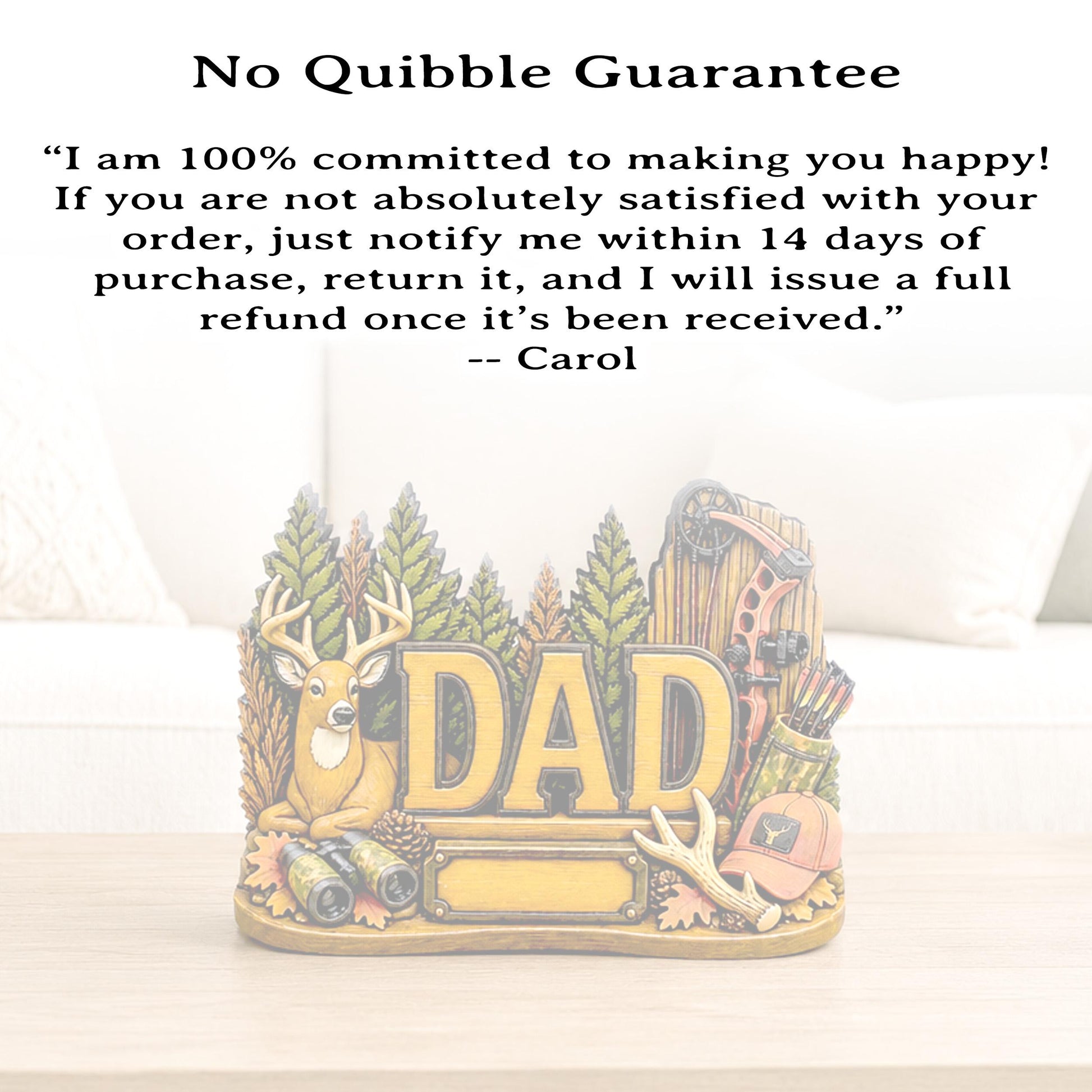 Hunting Dad Shelf Sitter, Personalized Fathers Day Gift, Layered Wood Deer Tabletop Decor, Buck Hunter Birthday Keepsake, Mantle Tray Sign