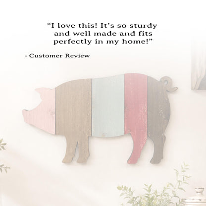 Pallet art Pig Wall Art, Farmhouse Pig Decor, Rustic Wooden Pig Wall Hanging, Country Kitchen Accent, Hog Gift Keepsake