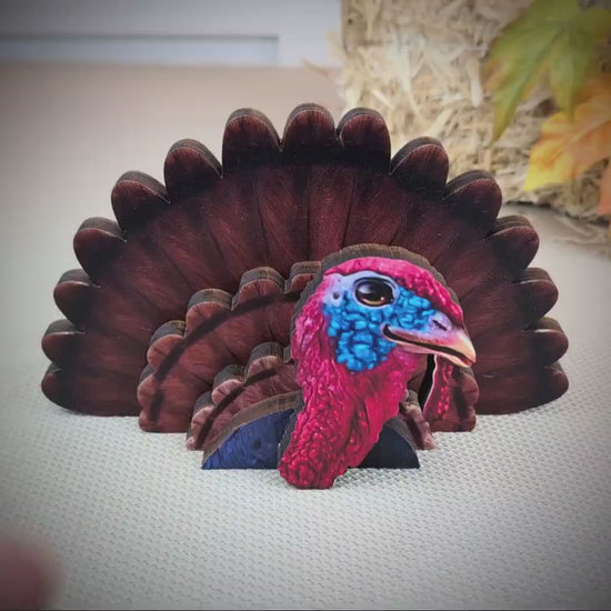 Turkey Shelf Sitter – Rustic Farmhouse Thanksgiving Decor